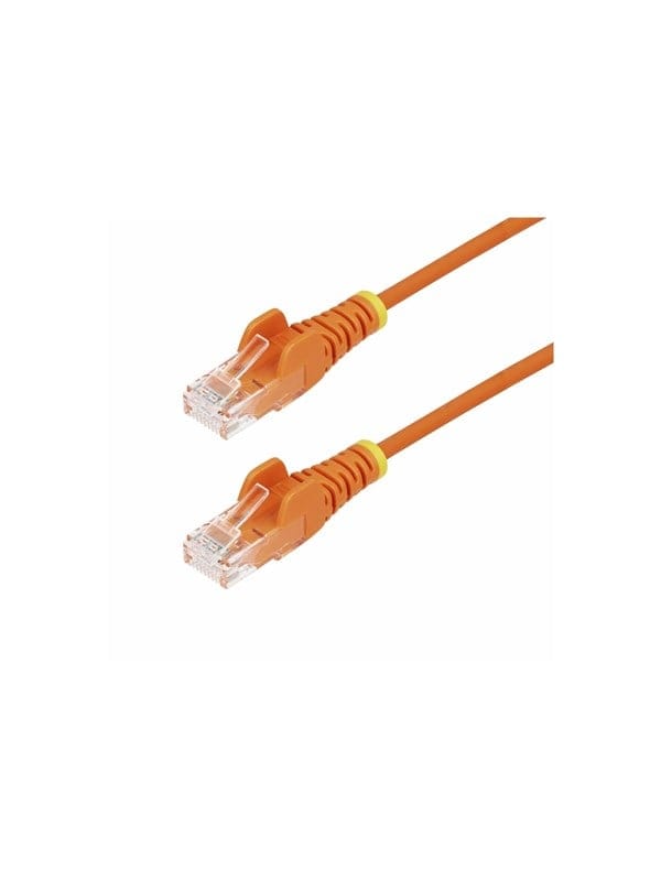 StarTech.com 1.5m Orange Slim CAT6 Ethernet Cable Snagless 28AWG LSZH - patch cable - 1.5 m - orange - Orange - 1m
