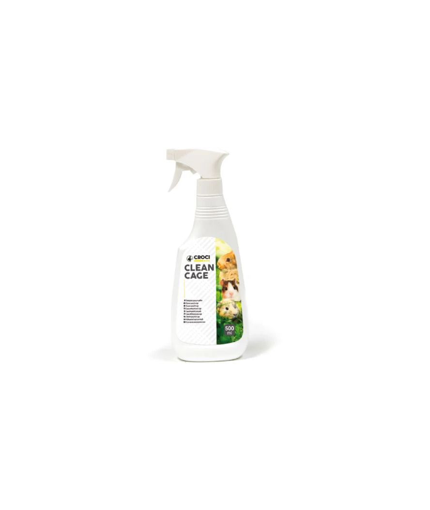 Set 6 Detergente Spray Per Gabbie 500 Ml Per Roditori