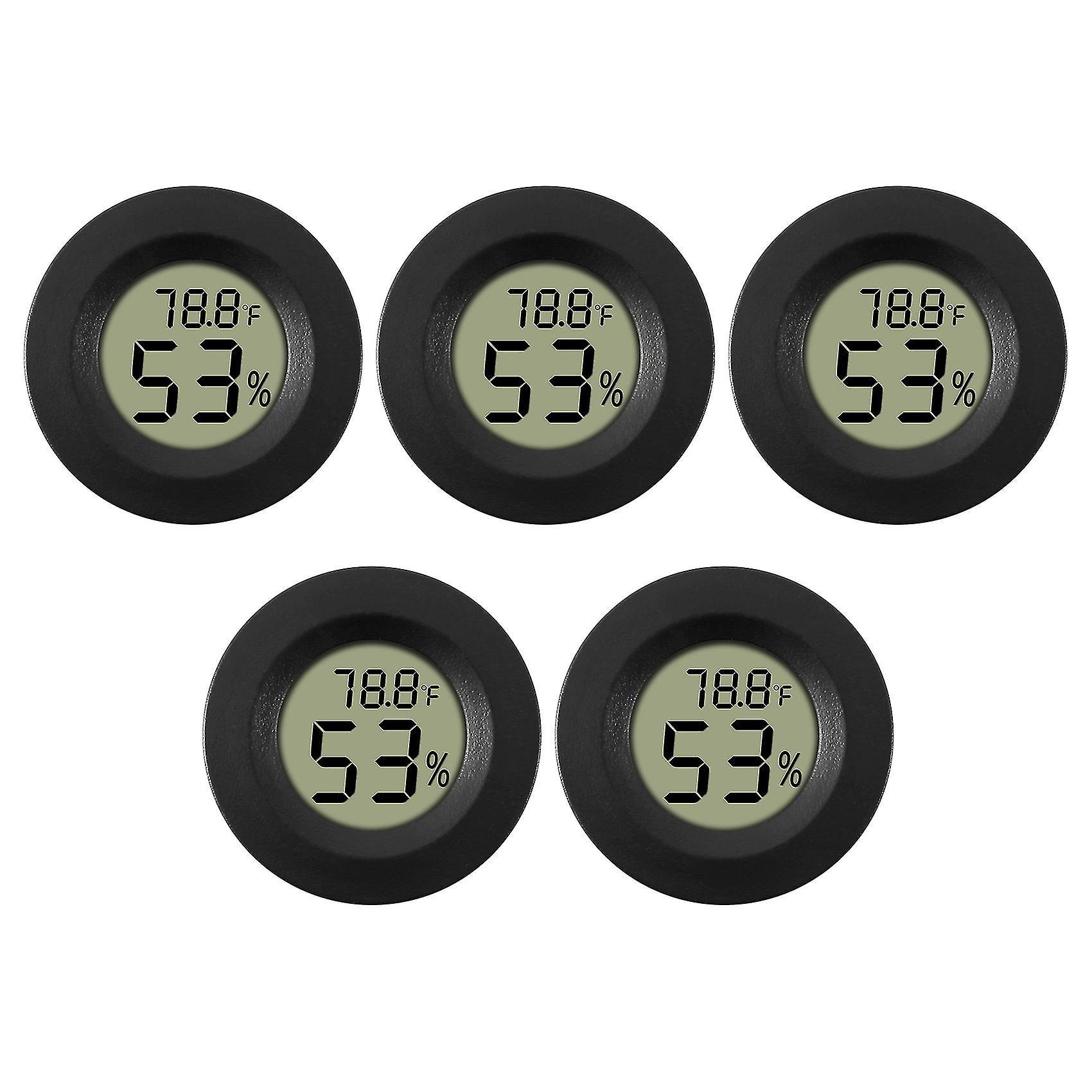 Set Mit 5 Digitalen Hygrometer-thermometern Mit Lcd-bildschirm Für Luftbefeuchter Und Luftentfeuchter