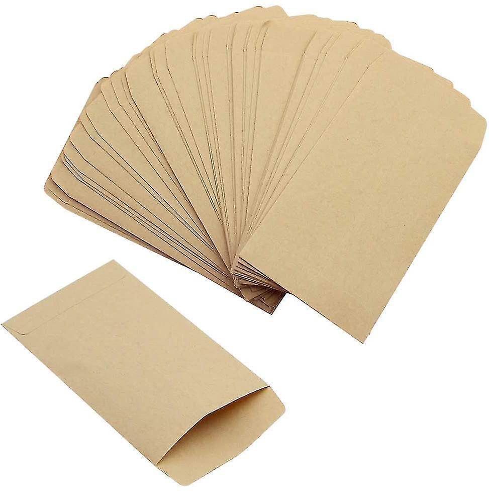 120 Kleine Braune Kraftpapiertüten (6 X 10 Cm)