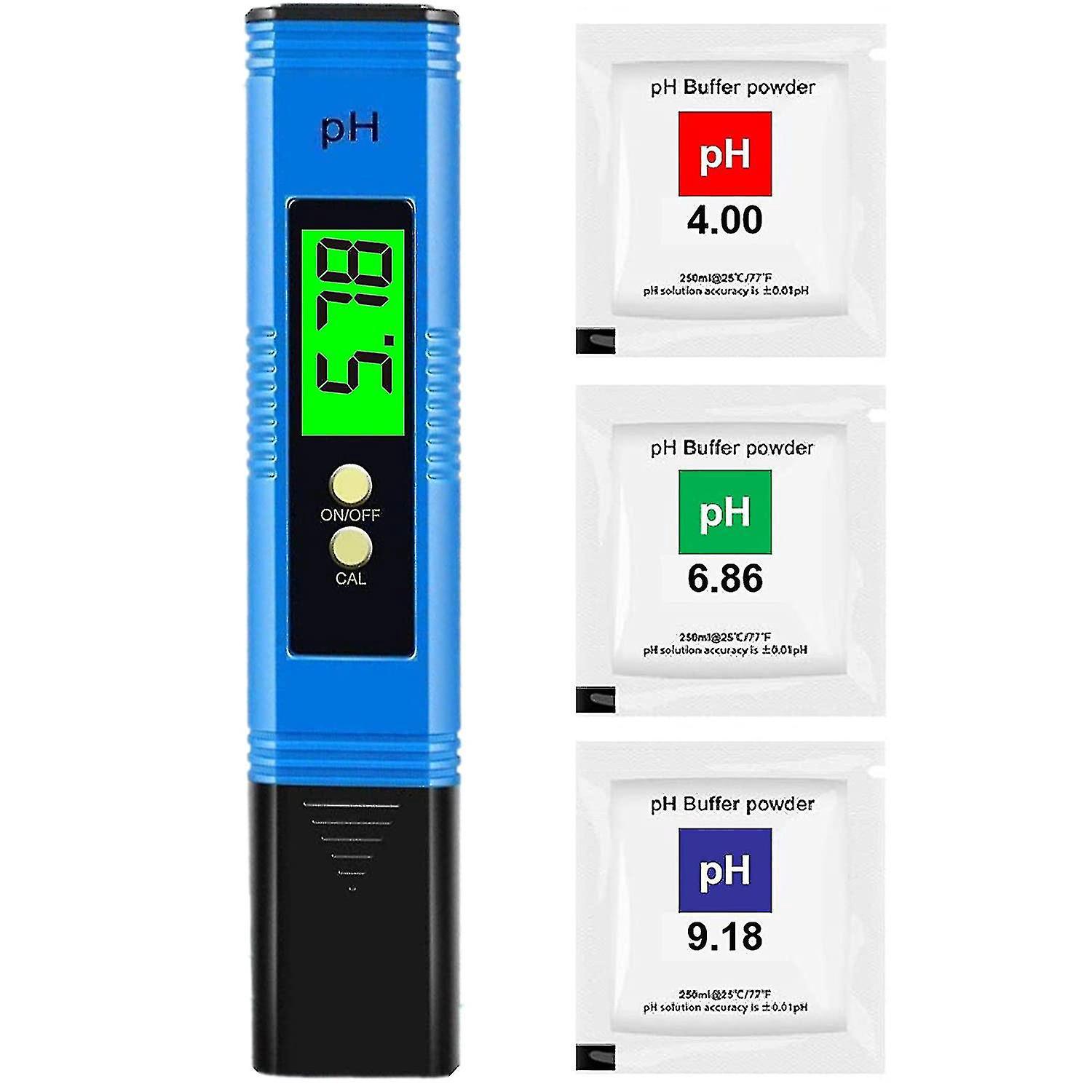 Digitales Ph-testgerät, Professioneller Hochpräziser Ph-stift (0,01 Ph), Ph-messbereich 0-14, Ideal Zur Prüfung Des Ph-werts Von Trinkwasser.
