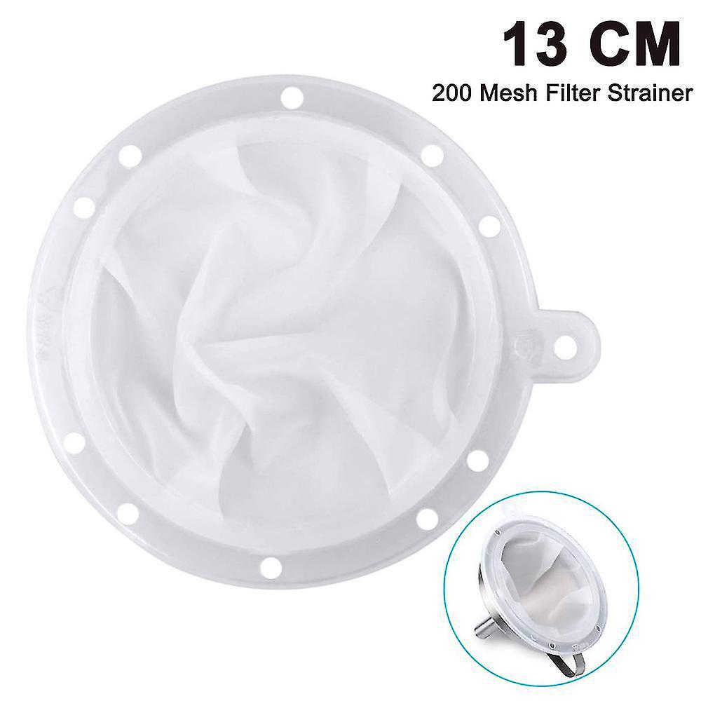Siebfilter, Passend Für Einen 12,5 Cm (5 Zoll) Großen Küchentrichter Zum Filtern Von Saft, Milch, Kaffee Und Wein. 13 Cm, 200 Mesh / 13 Cm, 400 Mesh