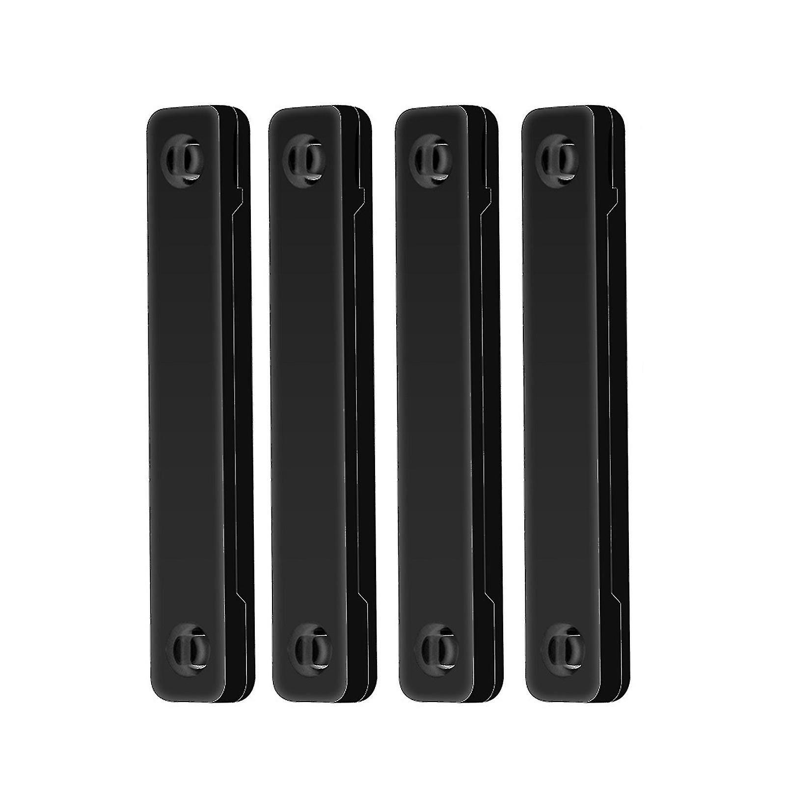 Selbstklebende Magnetclips Für Fliegengitter – Insektenschutz – 4er-pack – Schwarz