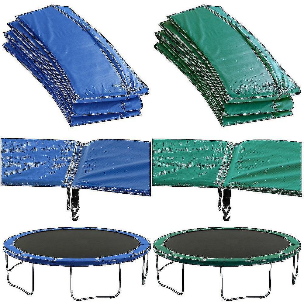 Hochwertige Ersatz-sicherheitsabdeckung Für Trampolin (federabdeckung) Grüne Oder Blaue Polsterung 30 Bis 335 Cm