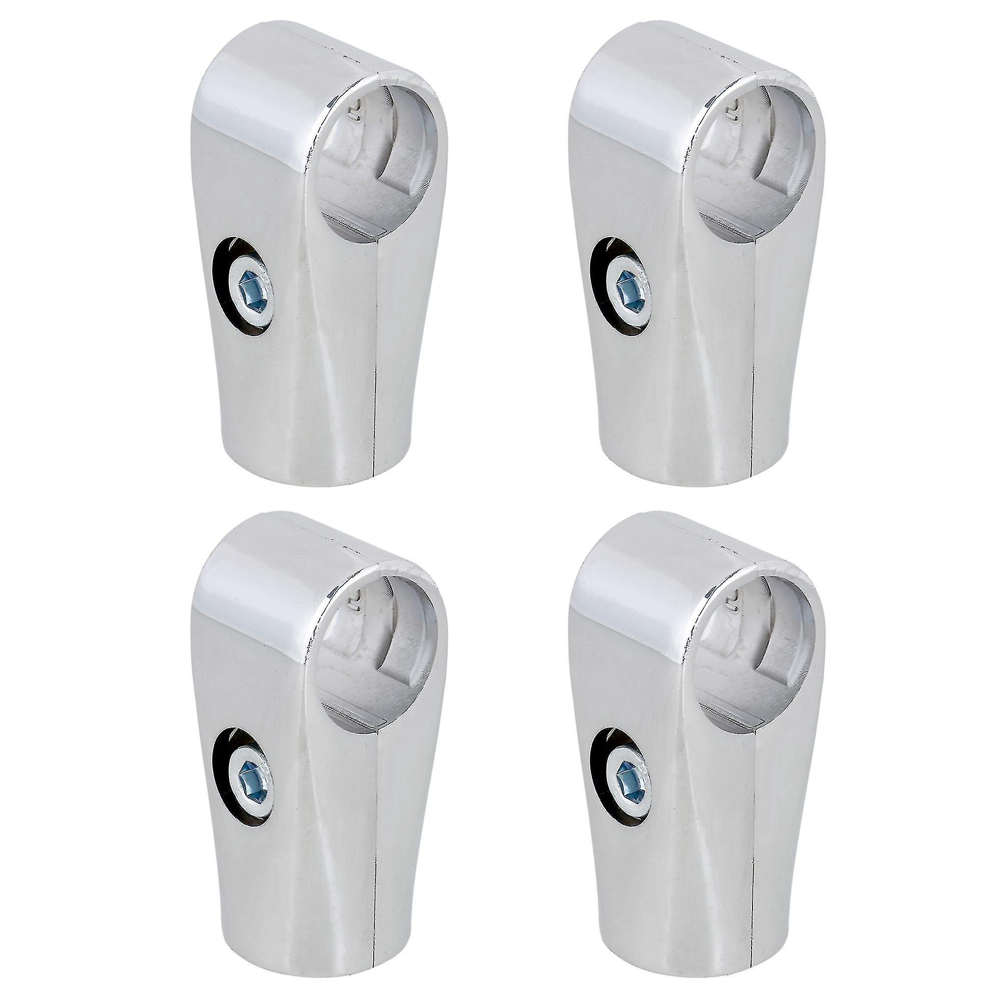 Set Mit 4 Metallrohrverbindern Für Wäschetrockner, Zweiwegeverbinder, 25 Mm Innendurchmesser