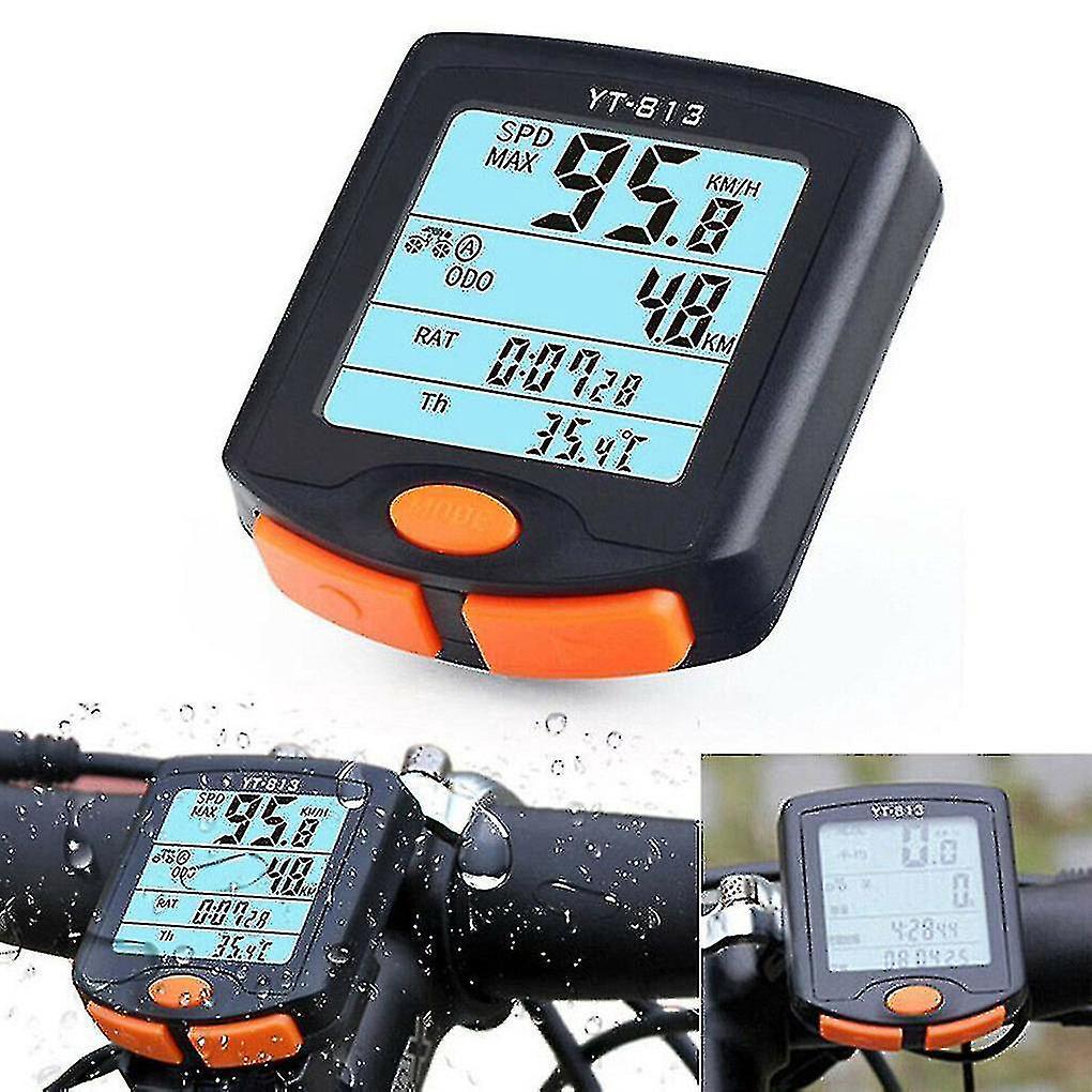 Wasserdichter, Multifunktionaler Digitaler Geschwindigkeitsmesser Für Fahrräder Mit Sportsensoren Und Zubehör.