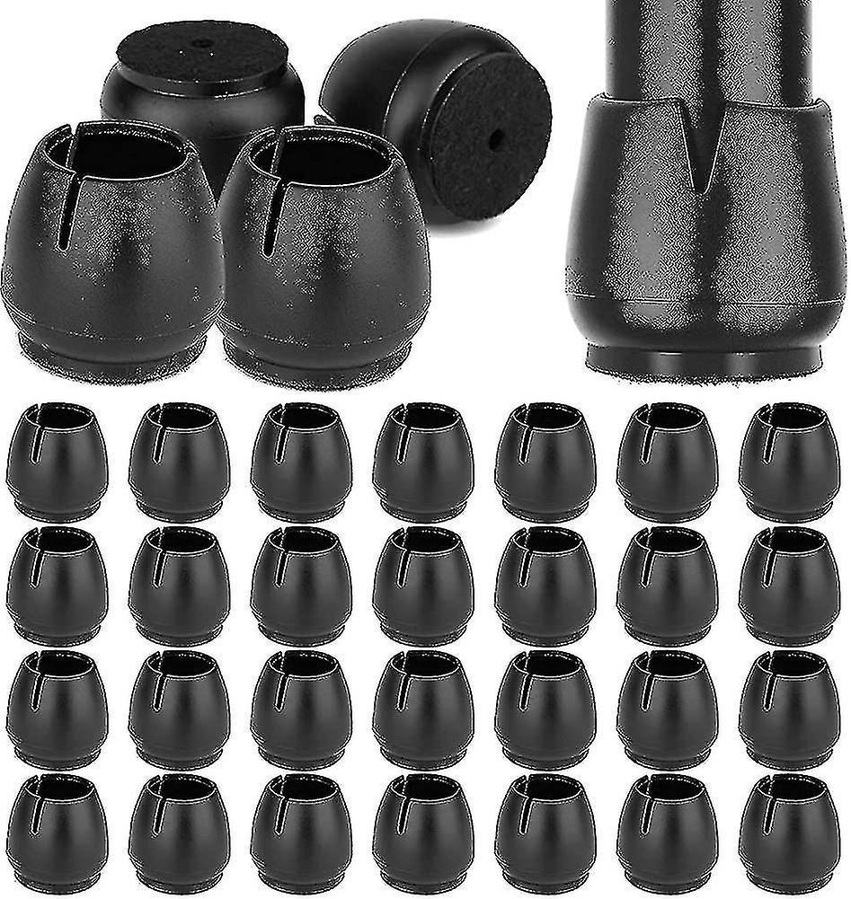 Silikon-stuhlbeinkappen, 32 Stück, Schutzkappen Für 17-21 Mm Stuhlbeine, Rubbe-s-