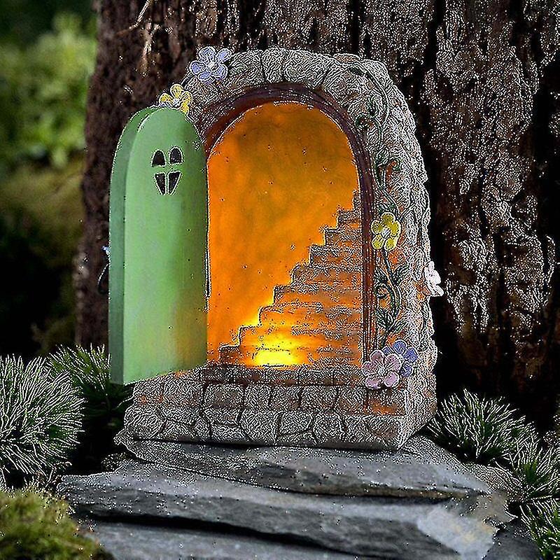 Zubehör Für Feengartentore, Außenwandtore, Mystische Miniatur-baumstammtore, Feengartentor-zubehör