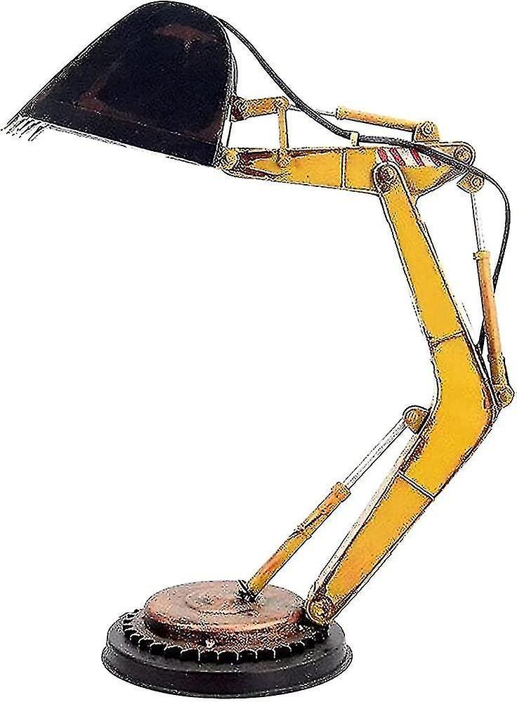 Mobile Led-tischleuchte In Baggerform – Einzigartige Dekoration In Baggerform, Industriestil