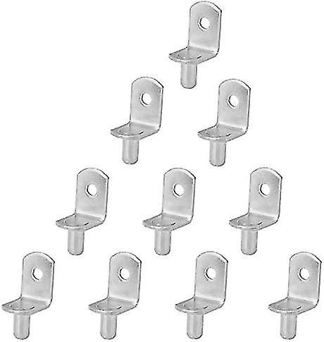 Set Mit 10 Wandregal-befestigungswinkeln, Kompatibel Mit Möbeln, Schränken Und Bücherregalen.