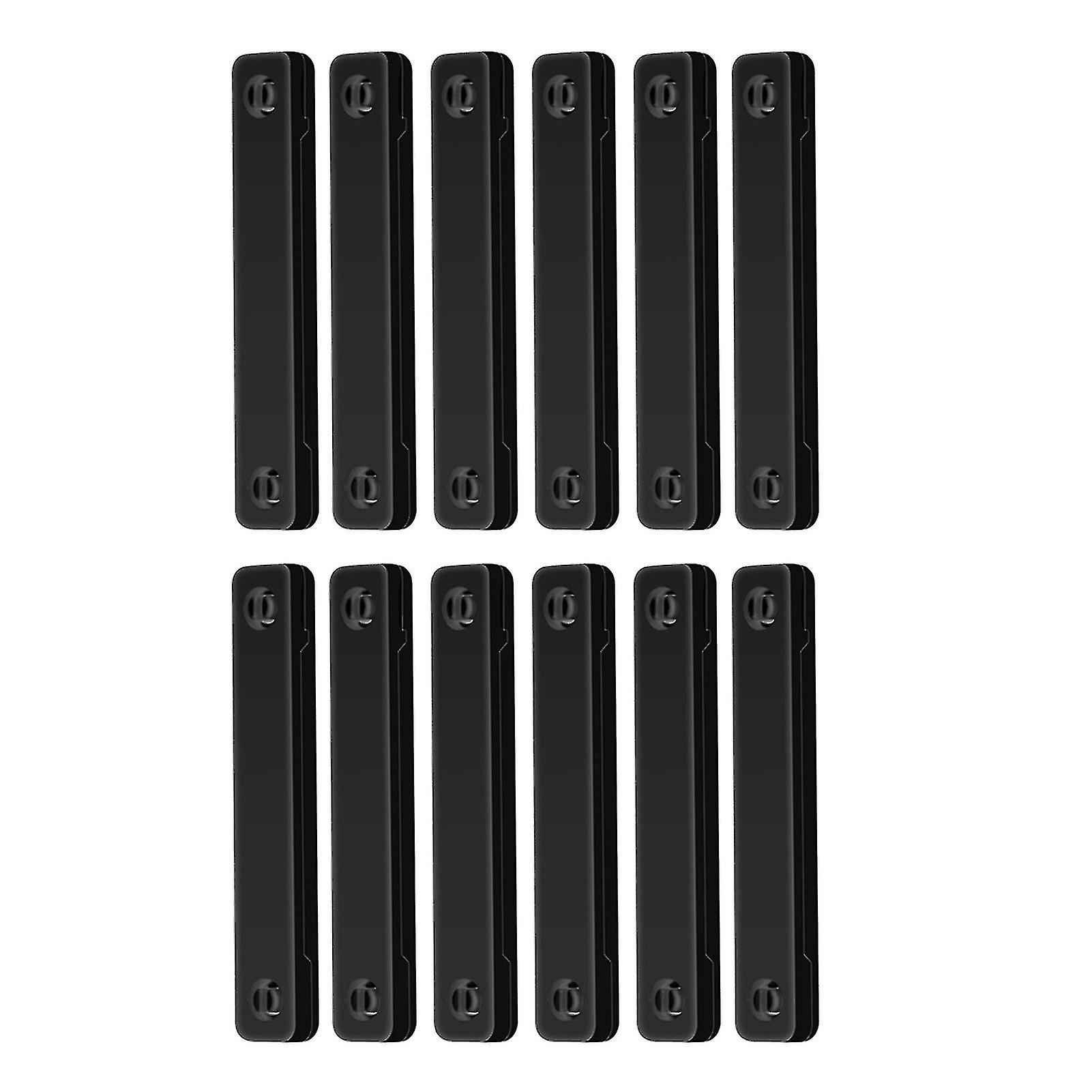Selbstklebende Magnetclips Für Fliegengitter – Insektenschutz – 12er-pack – Schwarz