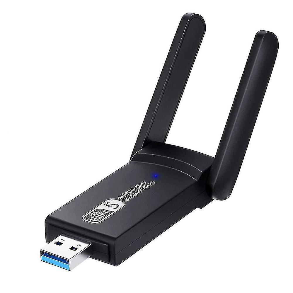 Wlan-dongle, 1200 Mbit/s Dualband 2,4 Ghz/5 Ghz Drahtloser Usb-wlan-adapter, Mini-wlan-netzwerkkarte