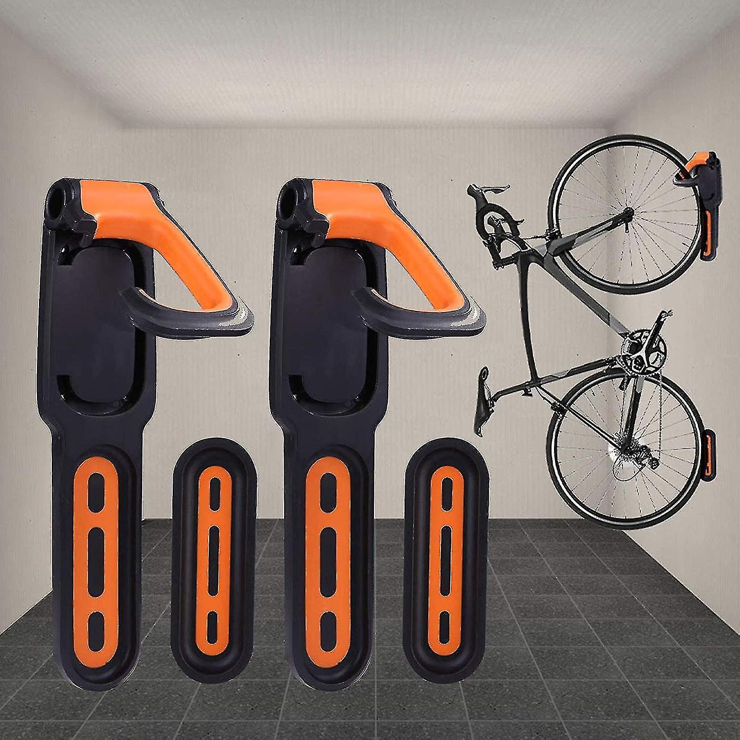 Wandmontierter Fahrradständer Mit Gummibeschichtung, Für 2 Fahrräder, Für Den Innen- Und Außenbereich Geeignet.