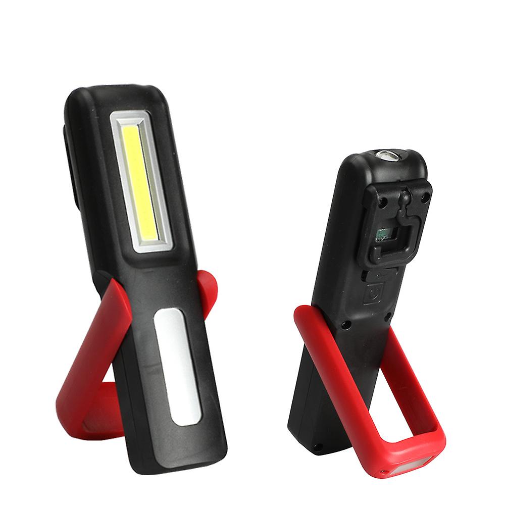 Wiederaufladbare Magnetische Led-arbeitsleuchte Für Autoreparaturen, Garage, Camping Und Notfälle – Orange