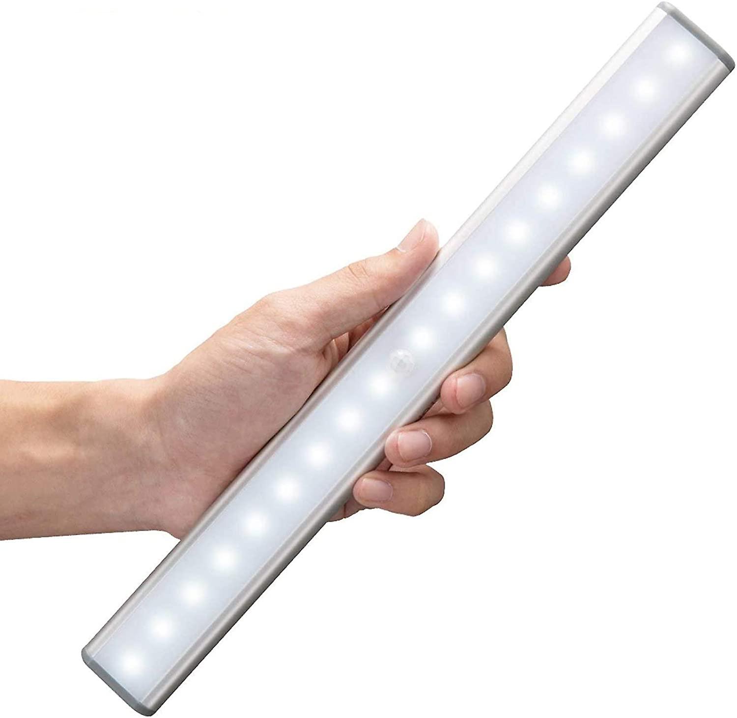 Wiederaufladbare, Kabellose Magnetische Led-lampe Mit Bewegungssensor Und 2 Beleuchtungsmodi