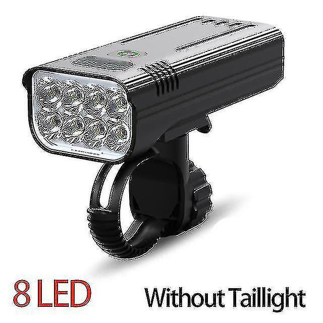 30.000 Lumen Led-fahrradscheinwerfer, 10.000 Mah Usb-akku, Wasserdicht, Mit Led-akku Und Fronttaschenlampe.