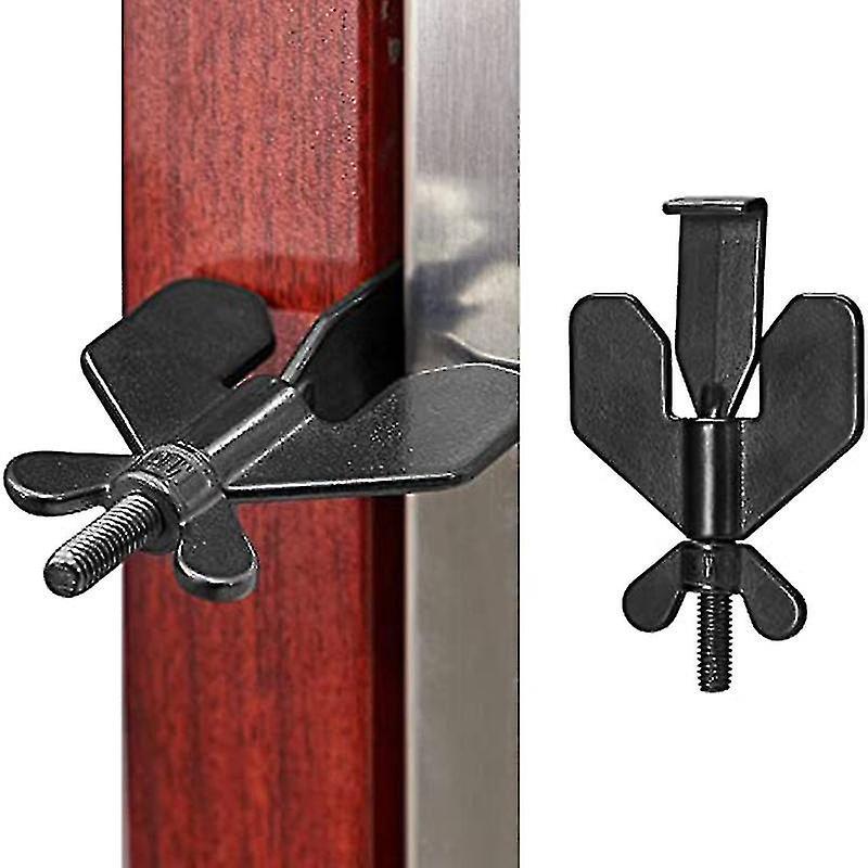 Tragbares Hoteltürschloss, Ideal Für Alleinlebende. Diebstahlsicherer Türstopper Für Reisen, Kindersicherung, Sicherheitsschloss Für Zuhause (schwarz).