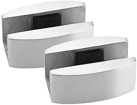 Bodenführung Und Wandanschlag Aus Edelstahl Für Rahmenlose Glasschiebetüren – 2er-set