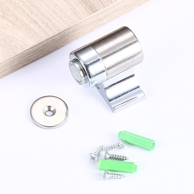 Magnetischer Türstopper Aus Edelstahl Für Zuhause Und Büro, Gebürstete Stahloberfläche