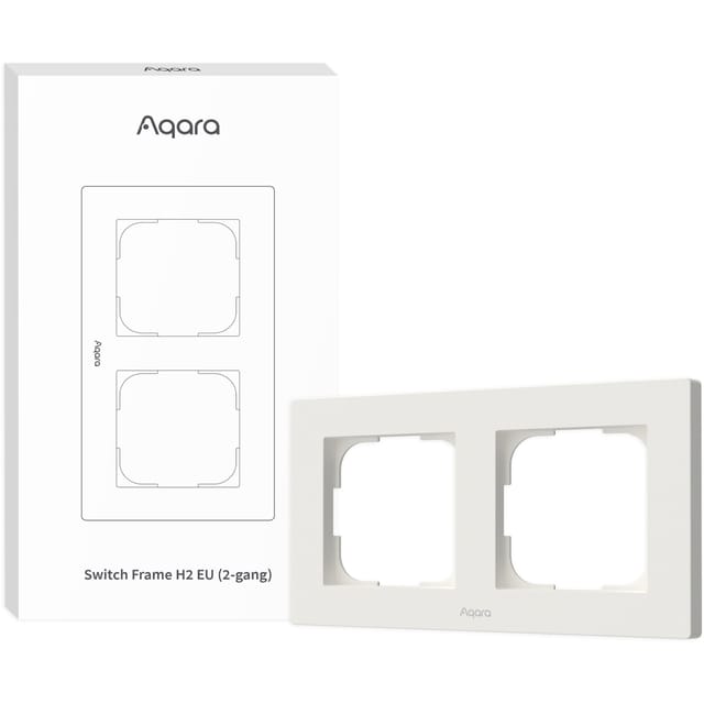 Aqara Switch Frame H2 EU White (2-gang)