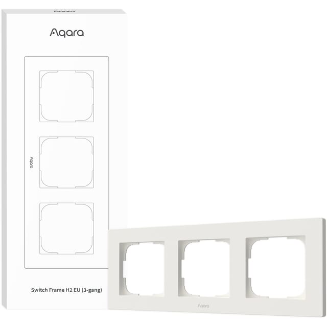 Aqara Switch Frame H2 EU White (3-gang)