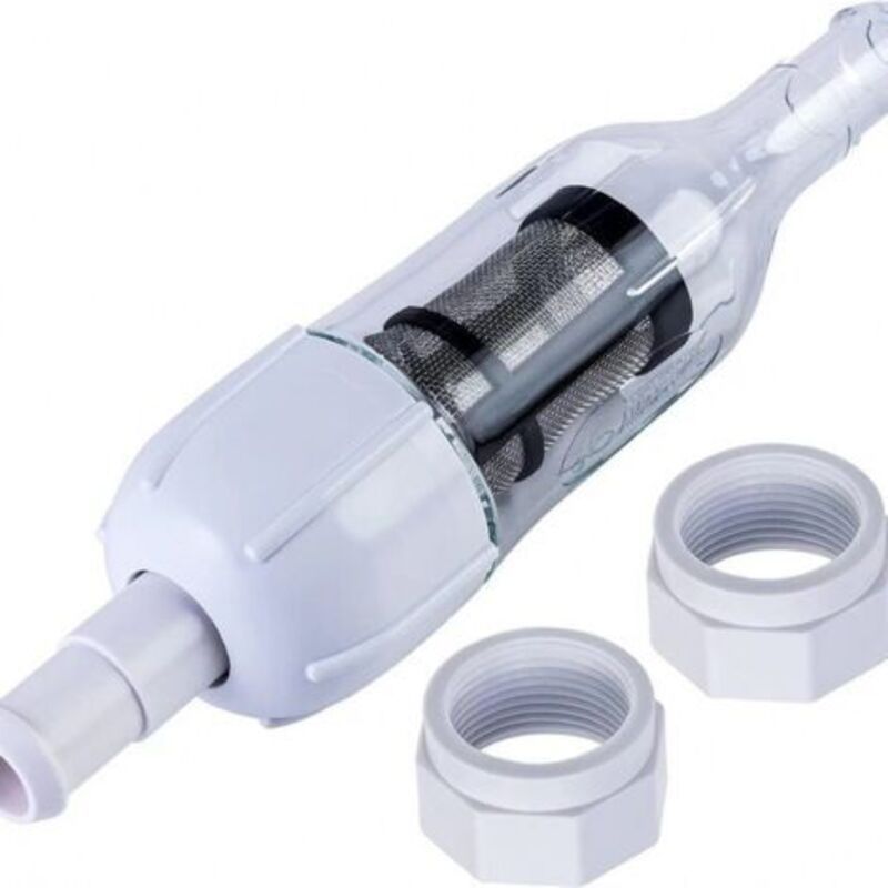 Ecleanfy-poolreiniger-set 48-080 Mit 2 Ersatz-d15-einlassschlauchmuttern, Kompatibel Mit Dem Zodiac Polaris 48-080 Inline-filter Und Ersetzt Das Universelle Wandfiltersieb (