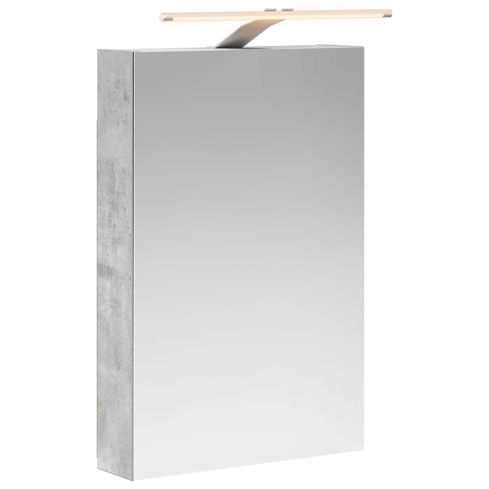 Maison Exclusive - Badezimmerspiegelschrank Beton Grau 40 X 10,5