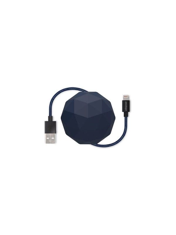 Usbepower COSMO Lightning - 1.2m Lightning cable with case - Navy