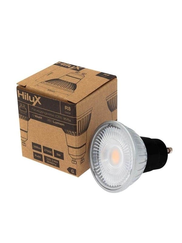 HiluX LED-Lampe R8 - 5.5W - 2700K - Ra97 - Dimmable - GU10