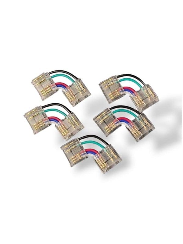 HiluX Corner SmartClip for 12mm RGBW COB LED Strip - 5-pack