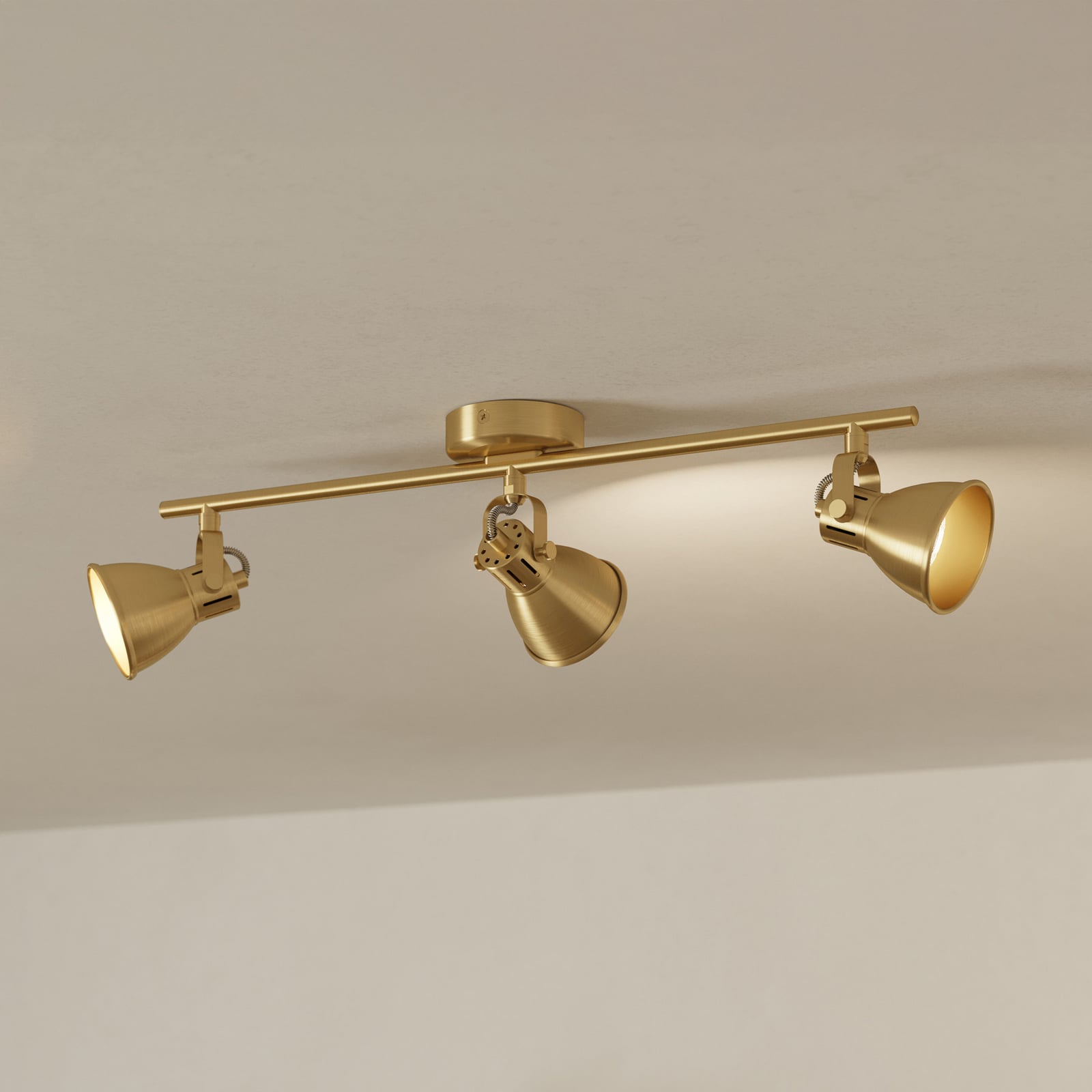 [neuwertig] B-ware Eglo Seras Deckenspot Deckenlampe Deckenleuchte Strahler Lampe Leuchte Gold G964