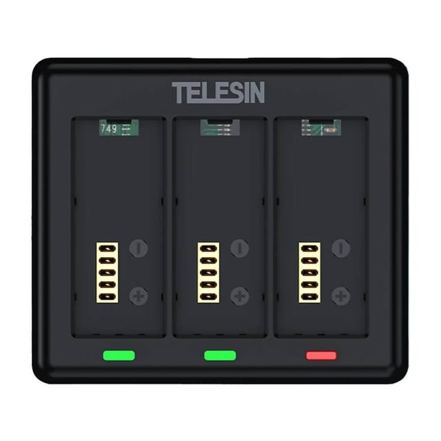 TELESIN S0-BCG-12-TGP Triple Battery Charger