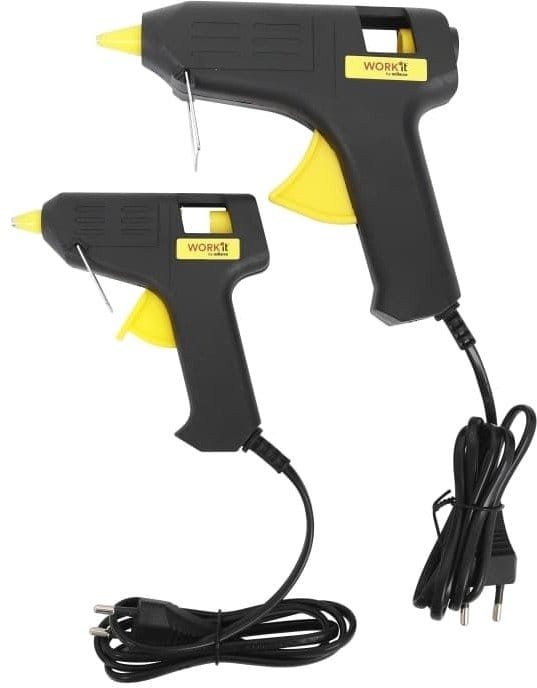 Home>it Glue gun set 10 W and 50 W with 2×10 glue sticks