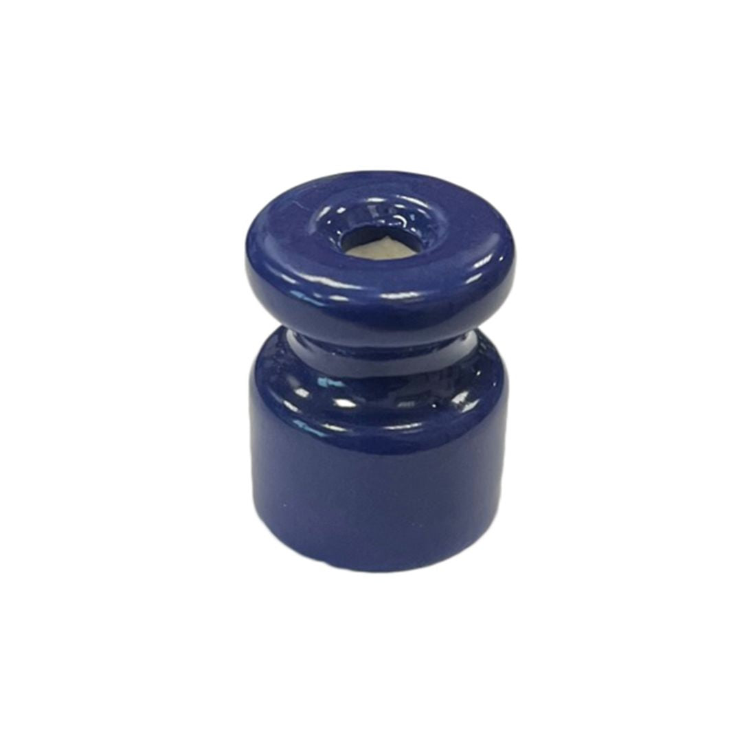 Porzellanisolator Blau 19x24mm Für Geflochtenes Kabel, 5er-pack