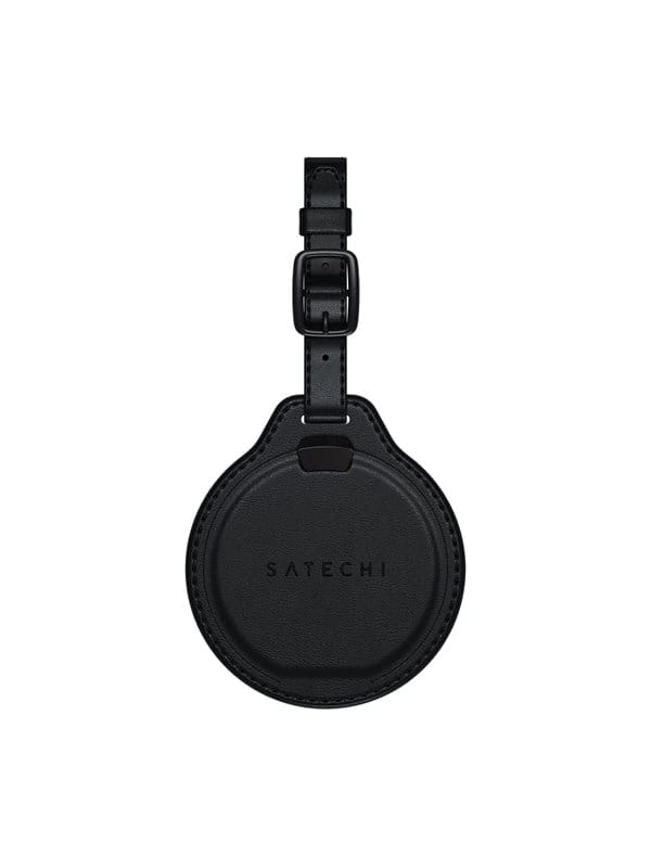 Satechi FindAll Vegan-Leather Luggage Tag - Black