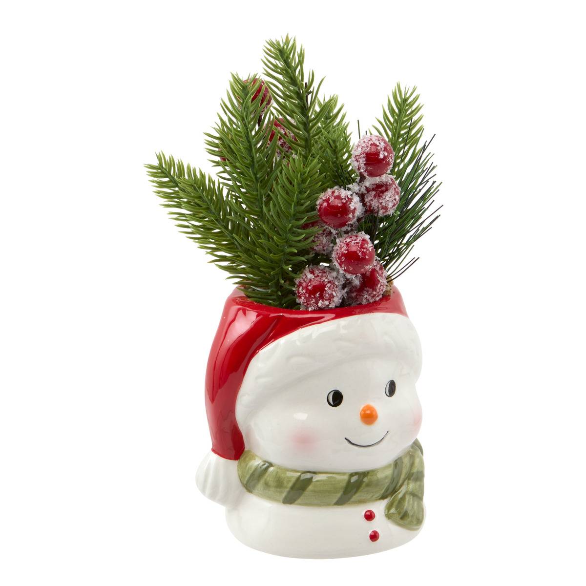 Pflanze Topf Kopf Bn H17 - Feeric Lights & Christmas