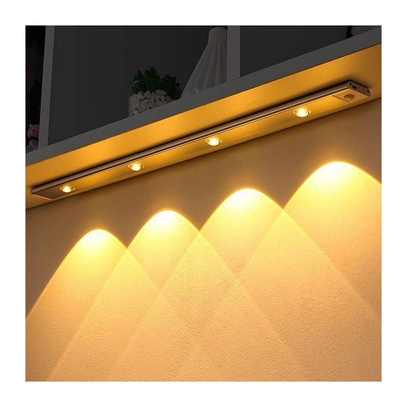 Ultradünne, Kabellose Led-lampe Mit Bewegungssensor, Usb-anschluss, Dekorative Innenbeleuchtung, Ideal Für Die Küche – 50 Cm