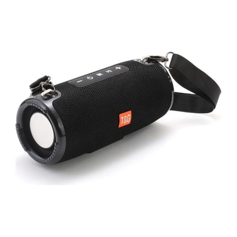 T&g Tg324 Leistungsstarker, Wasserdichter, Tragbarer Bluetooth-lautsprecher Mit Subwoofer, Schultergurt, Fm/tf-unterstützung Für Mobiltelefone