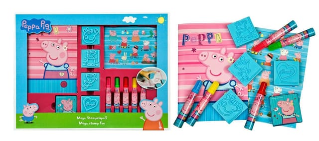 Undercover - Mega Stamp and Coloring Set Peppa Pig