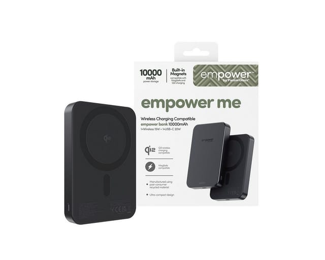 empower by PanzerGlass empower Bank | 10000mAh | Space Black Powerbank (Akku) - schwarz - 10000 mAh