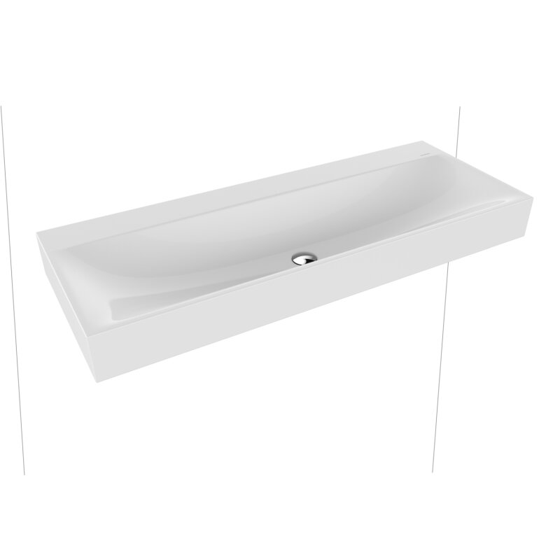 Kaldewei Silenio Wandwaschtisch 3046 Mit 2 X 1 Hahnlochbohrung, 120 Cm