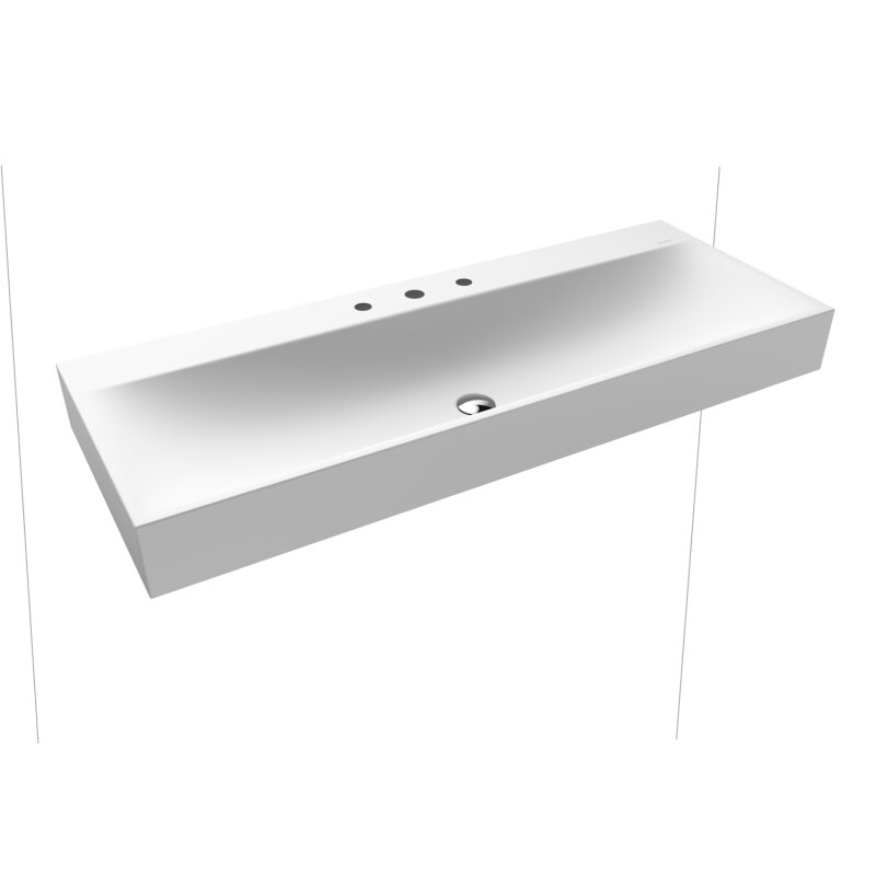 Kaldewei Silenio Wandwaschtisch 3046 Ohne Hahnlochbohrung, 120 Cm