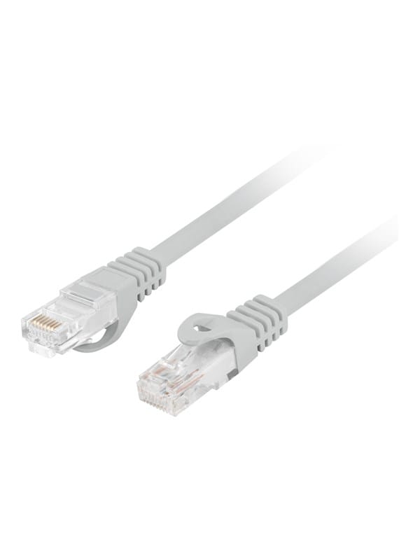 Lanberg patch cable - 50 cm - grey RAL 7035 - Grau - 0.5 meter