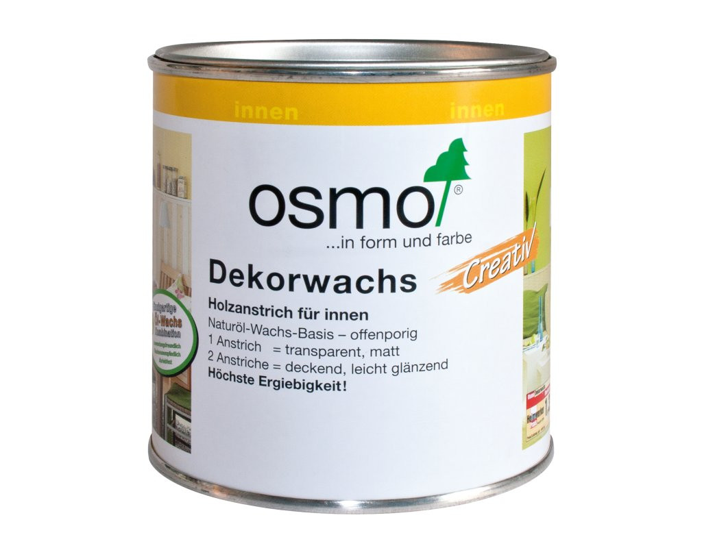 Osmo Dekorwachs Intensiv Schwarz 0,125 L - 10100451
