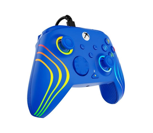 Turtle Beach Afterglow Wave - Blue - Wired Controller - Microsoft Xbox Series S