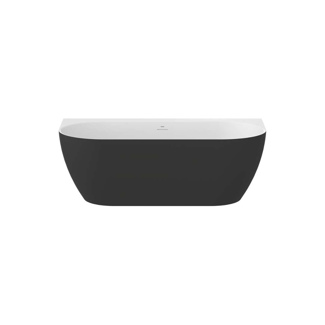 Ravak Freedom Wall Tec - Badewanne 170x87 Cm, Schwarz/weiß Ce31700000