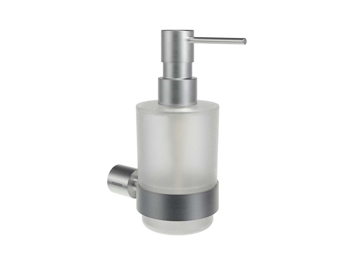 Ravak Fold - Seifenspender Mit Halterung, Glas/gebürsteter Edelstahl X07p1345
