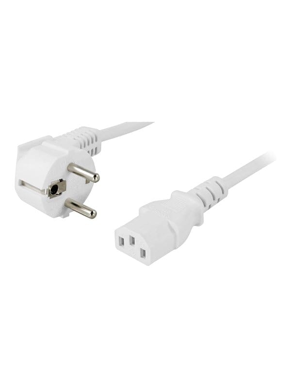 Deltaco - power cable - power CEE 7/7 to power IEC 60320 C13 - 20 cm