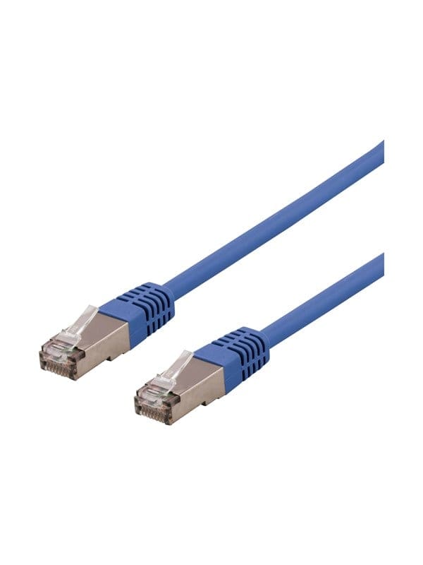 Deltaco STP-61BAU - patch cable - 1 m - blue - Blau - 1meter
