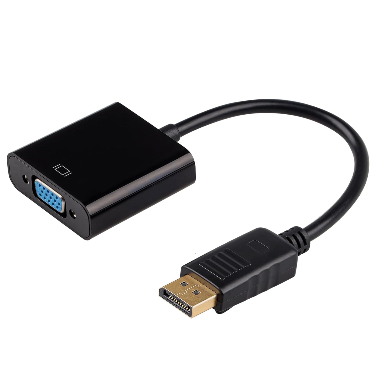 Displayport-adapter Zu Vga 1080p, Dp-stecker Zu Vga-stecker Für Pc, Projektor-monitor, Unidirektionaler Full-hd-video-konverter Für Windows Xp 7 8 10 11